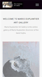 Mobile Screenshot of marioduplantier.com